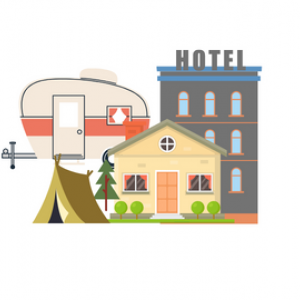 Camping Glamping Hotel or Home